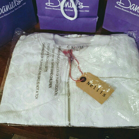 New Arrival ! Lace bomber Jacket - Picture 6 of 7